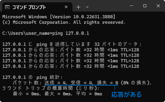 ping replying